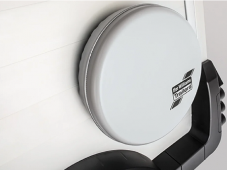  Roue de secours montée sur le côté